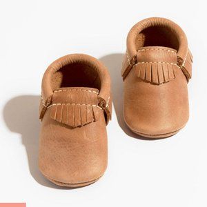 NWT Freshly Picked Zion Mini Sole Moccasins in Brown Size 3